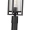 Z-Lite Aura 1 Light Outdoor Post Mounted Fixture, 9in. W x 99.5in. H, Black 5013PHBR-567P-BK - alternate 6